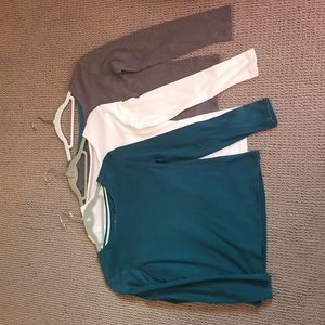 3 Talbots Long Sleeved Tees